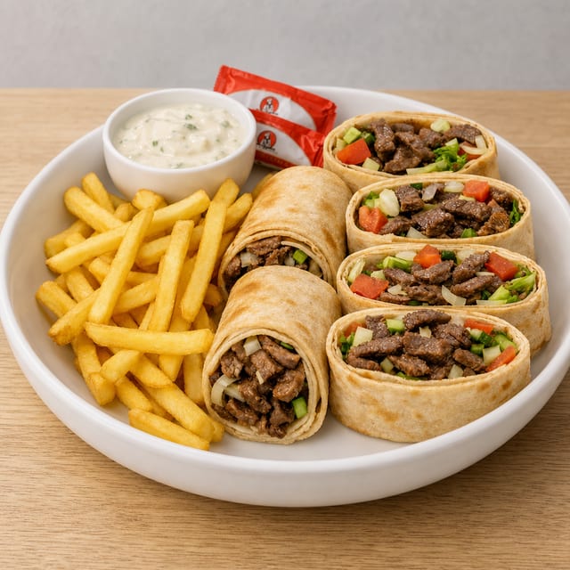 Gyro Saj Wrap.