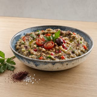 Mutabel (Grilled Eggplants Salad)