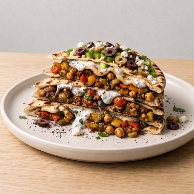 Veggie Quesadilla.
