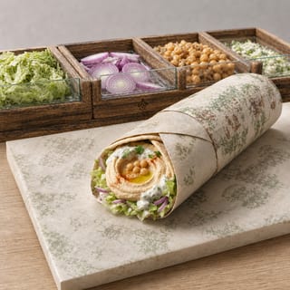 Hummus Pita Wrap