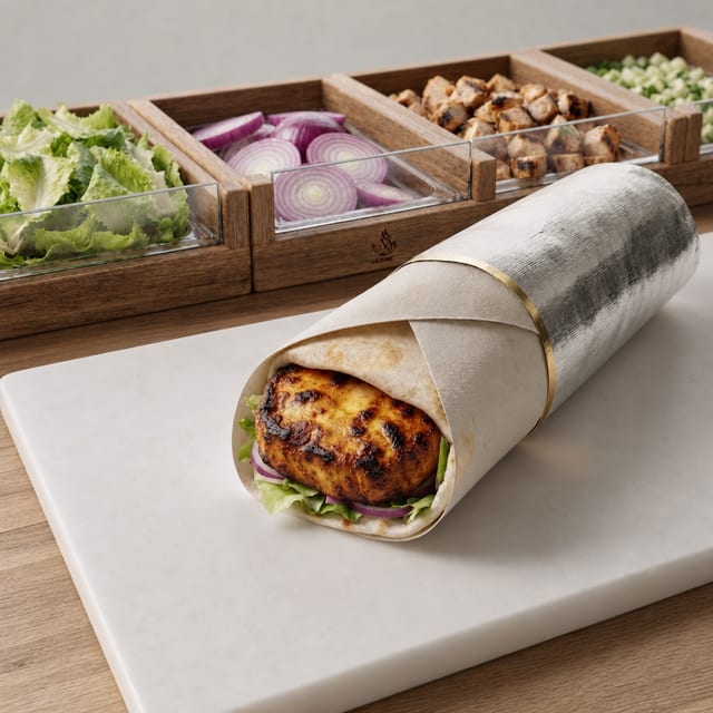 Grilled Pita Wrap.
