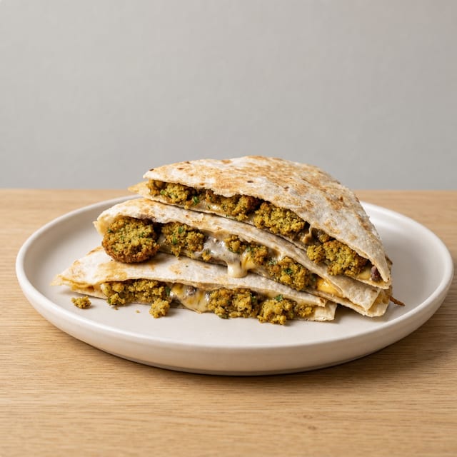 Falafel Quesadilla.