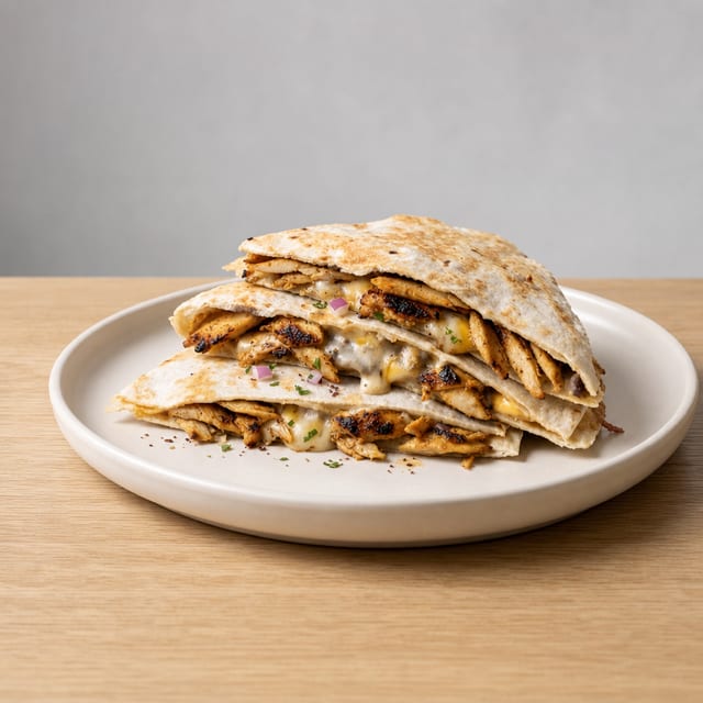 Chicken Shawarma Quesadilla.